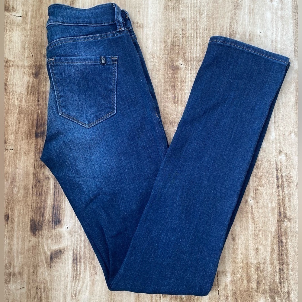 BUFFALO David Bitton Straight Leg Dark Wash Jeans